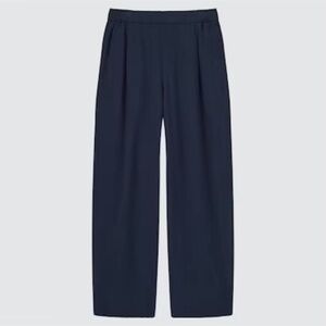 NWT Uniqlo Seersucker Easy Pants Navy